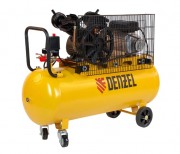 Компрессор воздушный DENZEL BCV 2200/100 2,2 кВт, 100 л, 370 л/мин., ременной привод 58110
