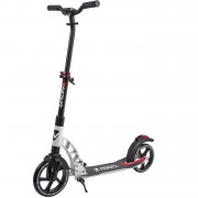 Самокат NOVATRACK DEFT 230 мм PU/зад. к. 200 мм, алюм., ABEC-7, амортиз.,черно-белый 230FS.DEFT.BWT9