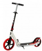 Самокат FOXX 230 мм PU/зад.к.200 мм, сталь+пластик, складной, красный 230P.FOXX.RD21