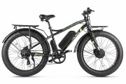 Электровелосипед 2-х колесный (велогибрид) VOLTECO BIGCAT DUAL NEW Черный-2307