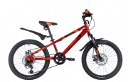 Велосипед 20' хардтейл NOVATRACK EXTREME диск, красный, 6 ск. 20SH6D.EXTREME.RD21