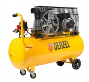 Компрессор воздушный DENZEL BCI2300/100, 2,3 кВт, 100 л, 400 л/мин., ременной привод