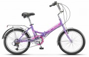 Велосипед 20' складной STELS PILOT-450 Фиолетовый 2022, 13,5'  Z010 (LU085349)