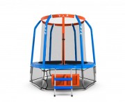 Батут DFC JUMP BASKET 6 футов-183 см, внутренняя сетка, лестница 6FT-JBSK-B