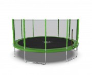 Батут DFC Trampoline Fitness 16 футов-488 см, с наружной сеткой, св. зеленый 16FT-TR-LG (из 2-х к.)