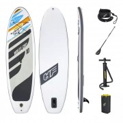Сапборд SUP-Доска надувная BESTWAY White Cap 305x84x12 см (весло, руч.насос) 65342