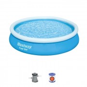 Бассейн надувной BESTWAY Fast Set 366*76 см, 5377л, фил.-насос 1249л/ч 57274 BW