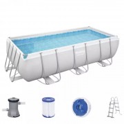 Бассейн каркасный BESTWAY Power Steel 404*201*100см фил.-нас. 2006л/ч, лестн., диспенс 56441 BW