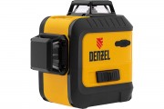 Уровень лазерный DENZEL LXI 360-2 Green 30 м, аккумулятор Li 2800 mAh, 520 нм, резьба 1/4' 35078