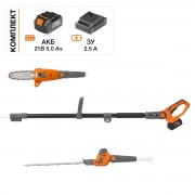 Высоторез аккумуляторный DAEWOO DAPH 2221Li SET