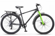 Велосипед 27,5' хардтейл STELS NAVIGATOR-700 Курьер MD Черный матовый 21' Z010 JU135327