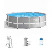 Бассейн каркасный INTEX 305*99см Prism Frame Pool 6148л, фильтр-насос 2006л/ч, лестница 26706