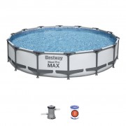 Бассейн каркасный BESTWAY SteelPro Max 427*84см, 10220л, филтр-насос 2006л/ч 56595 BW