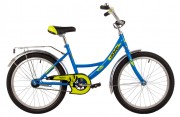 Велосипед 20' NOVATRACK URBAN синий, доп колеса 203URBAN.BL22