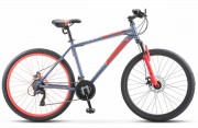 Велосипед 26' хардтейл STELS NAVIGATOR-500 MD диск, Серый/красный 21, 20' F020 (LU096003)