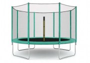 Батут PERFETTO SPORT ACTIVITY 14 (4,3 м) зелёный, с защитной сеткой