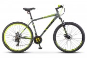Велосипед 29' хардтейл STELS NAVIGATOR-900 D Серый/жёлтый 21, диск, 21 ск., 21' F020 (LU096012)