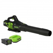 Воздуходувка аккумуляторная Greenworks 60V, б/щ (АКБ 4 А/ч и ЗУ)