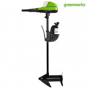 Мотор лодочный аккумуляторный Greenworks 40В 55lbs