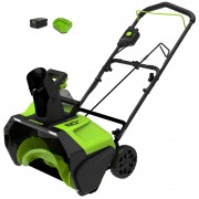Снегоуборщик аккумуляторный Greenworks GW GD60PST бесщеточный 51 см (c АКБ 4АЧ и ЗУ) 2602907UB