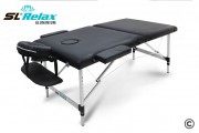 Массажный стол SL Relax Aluminium черный 1850/2110 x 700/910 x 600-810 мм BM2723-1