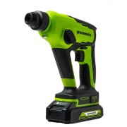 Перфоратор аккумуляторный Greenworks GD24SDS1K2 (АКБ 1x2.0 Ач и ЗУ) 3803107UA