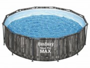 Бассейн каркасный BESTWAY Steel Pro GreyWood 305*76см, 3853л 561QV