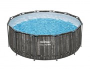 Бассейн каркасный BESTWAY Steel Pro Max GreyWood 366*122см, 10250л 561QY