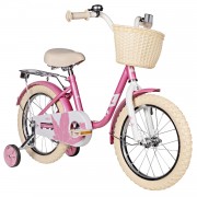 Велосипед 14' NOVATRACK MAPLE розовый+ передняя корзина 144MAPLE.PN5