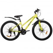 Велосипед 26' хардтейл, рама женская ACID Q 650 D Lime/Gray Umber 2026, диск, 21 ск., 16'