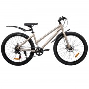 Велосипед 26' хардтейл, рама женская ACID Q 670 D Biege/Silver 2026, диск, 7 ск., 14,5'
