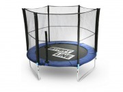 Каркасный батут Start Line Fitness 8FT с внешней сеткой 244х244 см синий