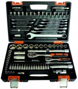Набор инструмента Вихрь 1/2', 1/4', CrV, 82 предмета, пластиковый кейс