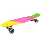 Скейтборд TECH TEAM TT 60*45 мм PU, пластик, ABEC-7 TRICOLOR 27