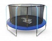 Батут Start Line 12 футов - 366 см, с внутренней сеткой и держателями Fitness 12472S2M