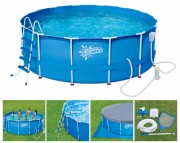 Бассейн каркасный SummerESCAPES 427*132см С КОМПЛЕКТОМ ОБОРУДОВАНИЯ P20-1452-B
