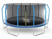 Батут Start Line Fitness 14 футов - 427 см, с внутренней сеткой и держателями 14480S2M