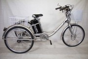 Электровелосипед 3х-колесный Иж-Байк Фермер 24', 250 W, 36B/12Ah Li-ion, серебрянный