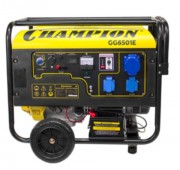 Генератор бензиновый CHAMPION GG 6501 E+ATS эл. стартер, счетчик