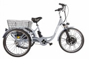 Электровелосипед 3-х колесный (грузовой) CROLAN 500W silver-1927