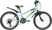 Велосипед 20' хардтейл NOVATRACK RACER синий, тормоз V-Brake, 6 ск. 20SH6V.RACER.BL20 (2020)