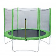 Батут DFC Trampoline Fitness 6 футов-183 см, с наружной сеткой, св. зеленый 6FT-TR-LG
