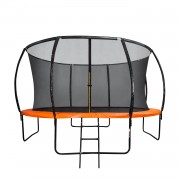 Батут DFC KENGOO II 14 футов-427 см, с внутренней сеткой, лестница, оранж./черн. 14FT-BAS-BO (из 2к)