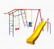 Спортивный комплекс Игромания дачный с горкой КМС-420