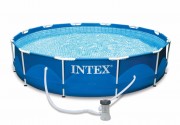 Бассейн каркасный INTEX 366*76см ФИЛЬТР-НАСОС 2006л/ч, С ВИДЕОИНСТРУКЦИЕЙ 28212 (56996)