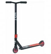 Самокат NOVATRACK WOLF ALLOY EL 100 мм, PU 84A, алюминий, ABEC 7, черно-красный 100A.WOLF.BRD20