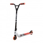 Самокат NOVATRACK WOLF EL 100 PU с пластик. ободом 84A, ABEC 7, бело-оранжевый 100P.WOLF.WOR9