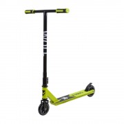Самокат NOVATRACK WOLF EL 110 PU с пластик. ободом 84A, ABEC 7, черно-зеленый 110P.WOLF.BGN9
