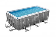 Бассейн каркасный BESTWAY 412*201*122см Ротанг Power Steel фильтр-насос, лестн., дисп. 56722