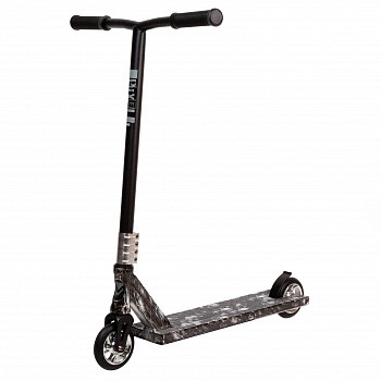 Самокат NOVATRACK PIXEL PRO BL 110 мм, PU 88A, алюминий, ABEC 9, графит 110A.PIXEL.SC21